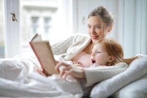 Make time for bedtime stories and cuddles